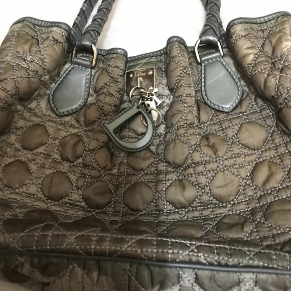 CHRISTIAN DIOR Cannage Quilted Panarea Tote - Picture 1 of 14